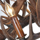 GobekUsa Antler Pendant Chandelier for Home and Bar Decor - Industrial Deer Horn Fixture
