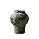 GobekUsa Coarse Pottery Vase Chinese Retro Porcelain Floral Arrangement Home Decor