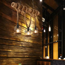 GobekUsa Hemp Rope Pendant Lamp - Industrial Style Beige - Linear over Island Lighting