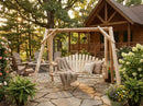 Rustic Log Swing Set by Cedar Creek Rustic Furniture