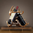 GobekUsa Buckhorn Wine Holder - Decorative Resin Antlers Bottle Rack