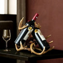 GobekUsa Buckhorn Wine Holder - Decorative Resin Antlers Bottle Rack