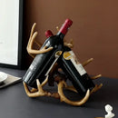 GobekUsa Buckhorn Wine Holder - Decorative Resin Antlers Bottle Rack