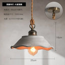 GobekUsa Cement Loft Style Industrial Pendant Light LED Luminaria
