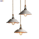 GobekUsa Cement Loft Style Industrial Pendant Light LED Luminaria