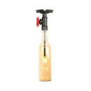 GobekUsa Rustic Single Light Semi Flushmount with Glass Shade - Bottle Design