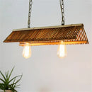 GobekUsa Bamboo Pendant Chandelier: Chinese Classic for Kitchen, Cafe, Bar, Inn, Restaurant Lighting
