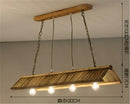 GobekUsa Bamboo Pendant Chandelier: Chinese Classic for Kitchen, Cafe, Bar, Inn, Restaurant Lighting