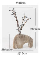 GobekUsa Garden Rattan Hydroponic Vases Modern Luxury Floor Vase Decor
