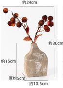 GobekUsa Garden Rattan Hydroponic Vases Modern Luxury Floor Vase Decor