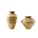 GobekUsa Golden Vase Resin Handicraft Flower Arrangement Home Decor Bouquet Accent