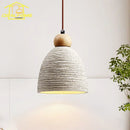 GobekUsa Concrete Cement Pendant Lights LED E27 Industrial Art Decor Zen Décor