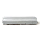 Rustic White Rail Glazed Terracotta Moldings 2x8