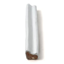 Rustic White Rail Glazed Terracotta Moldings 2x8