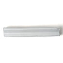 Rustic White Rail Glazed Terracotta Moldings 2x8