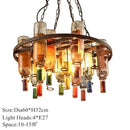 GobekUsa Iron LED Pendant Chandelier for Kitchen, Bar, and Cafe