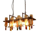 GobekUsa Iron LED Pendant Chandelier for Kitchen, Bar, and Cafe