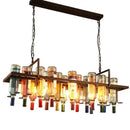GobekUsa Iron LED Pendant Chandelier for Kitchen, Bar, and Cafe