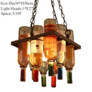 GobekUsa Iron LED Pendant Chandelier for Kitchen, Bar, and Cafe