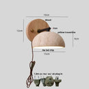 GobekUsa Canopy LED Wall Light Yellow Travertine Modern Iron Bedside Lamp