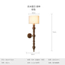 GobekUsa LED Wood Wall Light for Living Room Interior Decoration with Entrance Lighting
