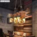 GobekUsa Fish-Shaped Island Lamp: 6-Light Fabric and Glass Hanging Kit in Black for Dining Room, Metal Arm