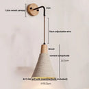 GobekUsa LED Wall Light Fixture with Pull Chain Switch - Modern Nordic Design