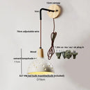 GobekUsa LED Wall Light Fixture with Pull Chain Switch - Modern Nordic Design
