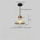 GobekUsa Glass LED Pendant Light - Modern Nordic Hanging Lamp for Home and Dining