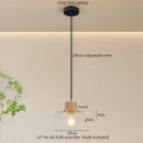GobekUsa Glass LED Pendant Light - Modern Nordic Hanging Lamp for Home and Dining