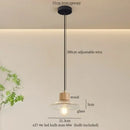 GobekUsa Glass LED Pendant Light - Modern Nordic Hanging Lamp for Home and Dining