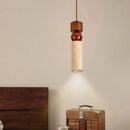 GobekUsa Columnar Stone LED Pendant Lamp - Yellow Travertine - Nordic Minimalism