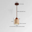 GobekUsa Columnar Stone LED Pendant Lamp - Yellow Travertine - Nordic Minimalism