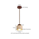 GobekUsa Columnar Stone LED Pendant Lamp - Yellow Travertine - Nordic Minimalism