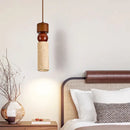 GobekUsa Columnar Stone LED Pendant Lamp - Yellow Travertine - Nordic Minimalism