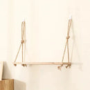 GobekUsa Rustic Wood Floating Wall Shelves - Set of 3
