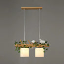 GobekUsa Modern Wood Linear Island Lighting for Restaurants - Natural Wood Island Light