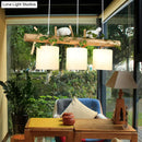 GobekUsa Modern Wood Linear Island Lighting for Restaurants - Natural Wood Island Light