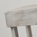 Rustic Wood Square Side Table with Shelf