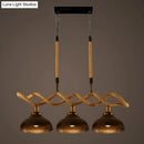 GobekUsa Sophie's Rustic 3-Light Island Pendant with Beige Hemp Rope Shade for Restaurant Suspension Light