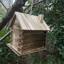 GobekUsa Rustic Wooden Birdhouse for Hummingbirds & Small Birds
