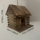 GobekUsa Rustic Wooden Birdhouse for Hummingbirds & Small Birds