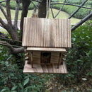 GobekUsa Rustic Wooden Birdhouse for Hummingbirds & Small Birds
