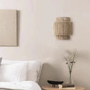 GobekUsa Hemp Rope Wall Lights: Creative E27 Bulb Sconce for Bedroom, Foyer, Hotel Atmosphere