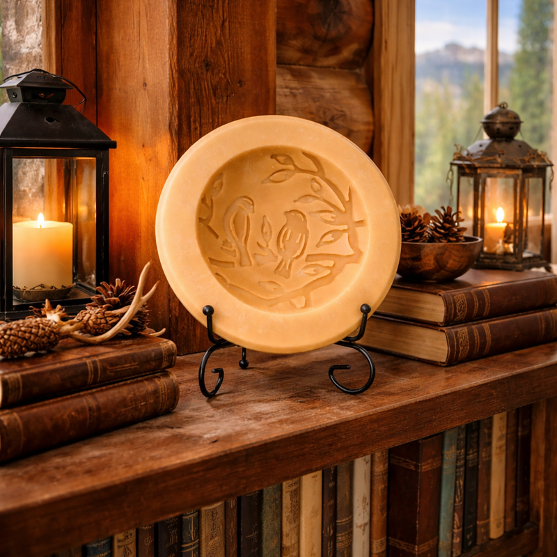 Rustic Woods Scented Vessel - Birds, installed in a room