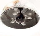 Large Rustic Bucket Chandelier Light
