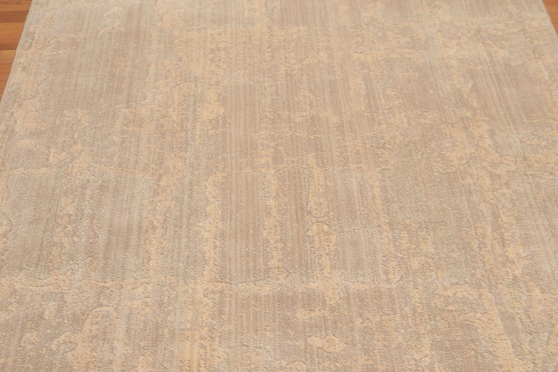 5' x 7' Handmade Modern 100% Wool Area rug Tan