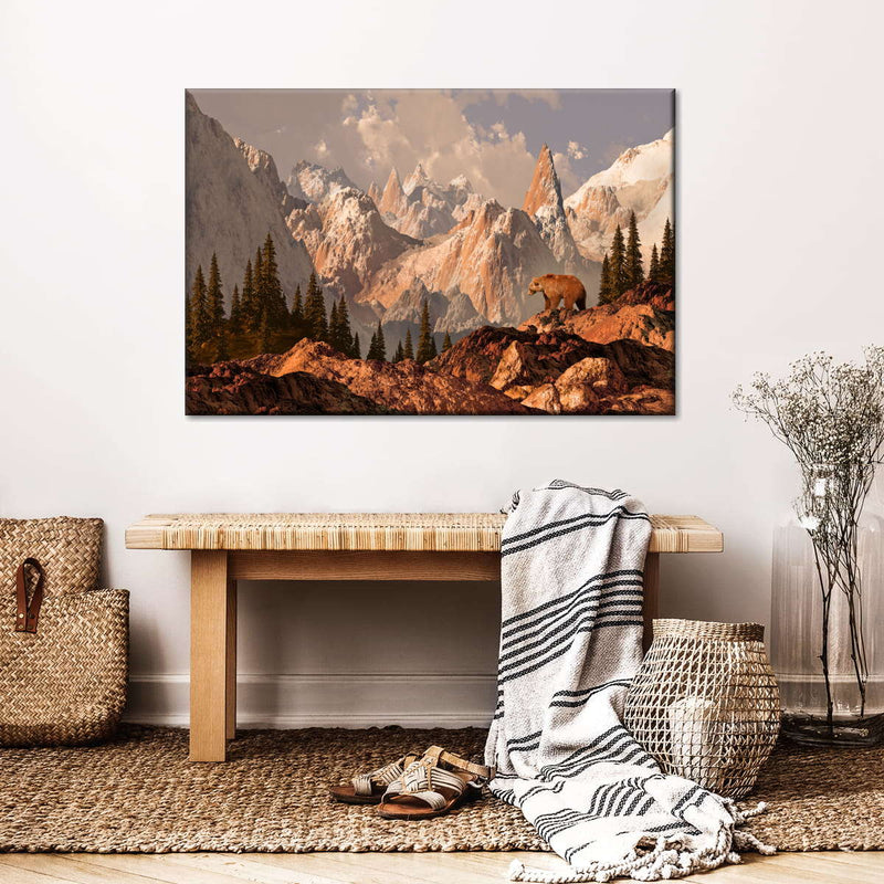 Rocky Mountain Bear Wall Art