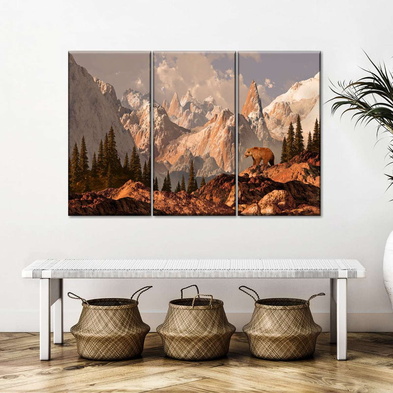 Rocky Mountain Bear Wall Art