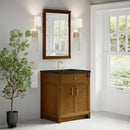 James Martin Bellshire 30" Single Bathroom Vanity, Honey Oak